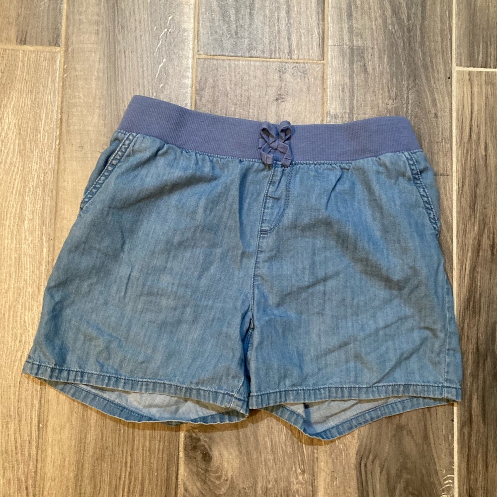 Kids Blue Soft Denim Shorts | Size 16
